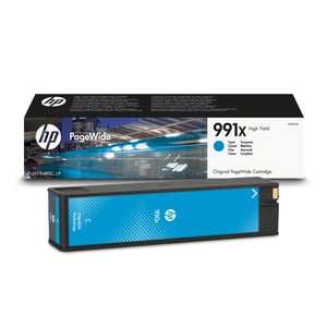 HP Oryginalny błękitny wkład atramentowy 991X PageWide o dużej pojemności