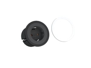 Bachmann 926.000 Steckdose Typ F, schwarz