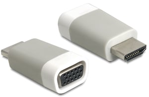 DeLOCK 65472 przejściówka do kabli HDMI-A VGA Biały