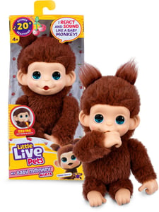 Moose Toys Little Live Pets My Baby Monkey 'Chikki Cherry'