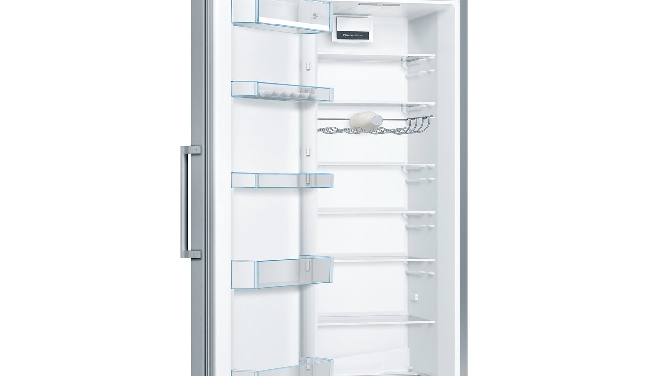Bosch Serie 4 KSV36VLDP lodówka Wolnostojący 346 l Stal nierdzewna