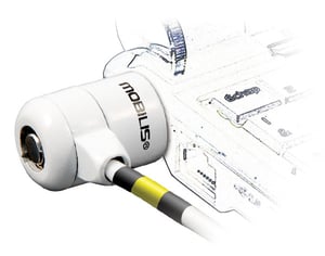 Mobilis Corporate Key Cable Clamp, White, 1.8 m