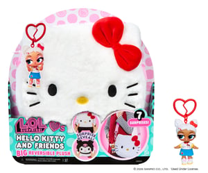 L.O.L. Surprise! L.O.L. Surprise Loves Hello Kitty & Friends BIG Reversible Plush