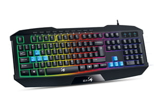 Genius Computer Technology K215 klawiatura Gaming USB QWERTY Angielski Czarny