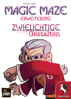Pegasus 57203G gra planszowa Magic Maze: Zwielichtige Gestalten, Magic Maze 15 min Rozszerzenie do gry planszowej Podróż / przygoda