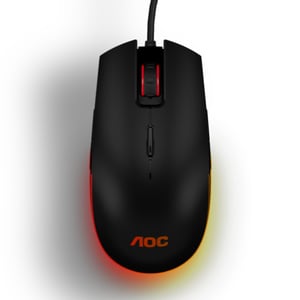 AOC GM500 Gaming Mouse, Ambidextrous, USB Type-A, Optical, 5000 DPI