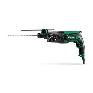 Hikoki DH28PCY2WSZ 1100 RPM SDS Plus Drill, 3 kg, Black, Green