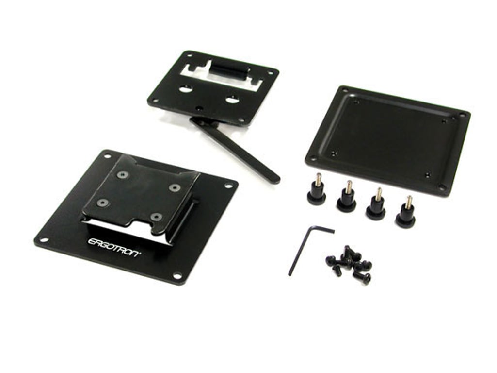 Ergotron FX30 Fixed Wall Mount 68,6 cm (27") Ściana Czarny
