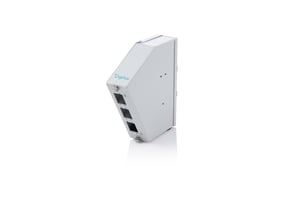Digitus Glasfaser-Splitter für Hutschiene, abgewinkelt, 6 SC DX/LC Quad, grau