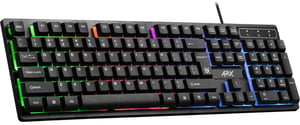 Defender ARX GK-196L klawiatura Gaming USB QWERTY Angielski Czarny