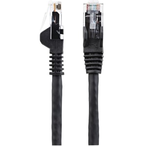 StarTech N6LPATCH15MBK kabel sieciowy Czarny 15 m Cat6 U/UTP (UTP)