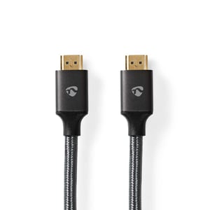 Nedis CVTB35000GY50 kabel HDMI 5 m HDMI Typu A (Standard) Czarny