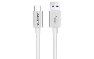 ADATA USB-C - USB 3.0, 1m USB Cable, USB 3.2 Gen 1 (3.1 Gen 1), USB-C to USB-A, White