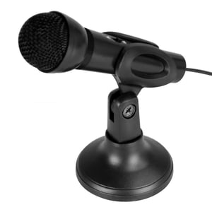 Media-Tech MT393 Microphone, Black – Microphone for Interviews