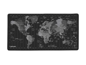 NATEC Time Zone Map Maxi Black, Gray