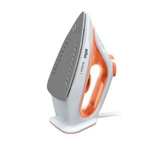 Braun TexStyle 1 SI1009OR Steam Iron Non-stick Soleplate 1900 W Orange, White