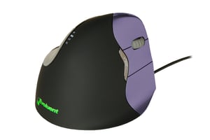 BakkerElkhuizen Evoluent4 myszka Biuro Po prawej stronie USB Typu-A Laser 2600 DPI
