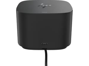 HP Thunderbolt Dock G2 with Combo Cable, Wired, Black