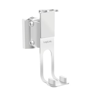 LogiLink BP0119W Speaker Mount, Wall-Mounted, Steel, White