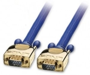 Lindy Premium Gold VGA 5.0m VGA Cable 5 m VGA (D-Sub) Blue