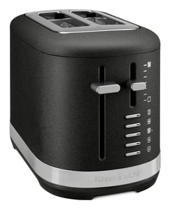 KitchenAid 859711684250 Toaster für 7–2 Scheiben, 980 W, schwarz, Edelstahl