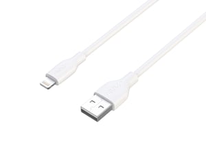 Deltaco IPLH-402-1 kabel Lightning 2 m Biały