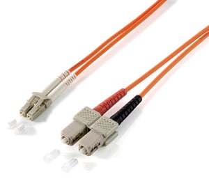 Equip LC/SC 62,5/125 μm, 3,0 m InfiniBand-/Glasfaserkabel, 3 m SC, orange