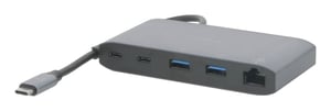 Mobilis 020027 stacja dokująca Przewodowa USB 3.2 Gen 1 (3.1 Gen 1) Type-C Szary