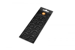EK EK-Quantum Torque Color Ring 10-Pack STC 12/16 Vridmomentsring Svart 1/4" 10 st.