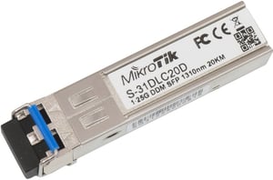 Mikrotik S-31DLC20D Netzwerk-Relaismodul 1250 Mbit/s SFP 1310 nm