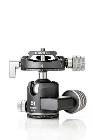 Benro GX25 stativhuvud Svart, Grå, Silver 3/8" Boll (form)