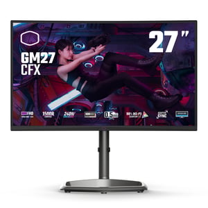 Cooler Master Gaming GM27-CFX monitor komputerowy 68,6 cm (27") 1920 x 1080 px Full HD LED Czarny