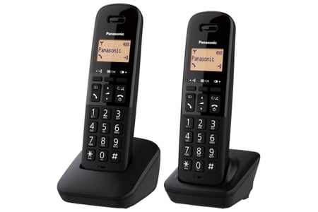 Panasonic KX-TGB612 Telefon w systemie DECT Nazwa i identyfikacja dzwoniącego Czarny