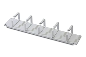 Digitus Kabelorganizer 19" 2HE, 5x Stahlhalterungen, 85x60 mm, grau