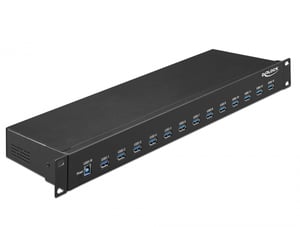 DeLOCK 64039 huby i koncentratory USB 3.2 Gen 1 (3.1 Gen 1) Type-B 5000 Mbit/s Czarny