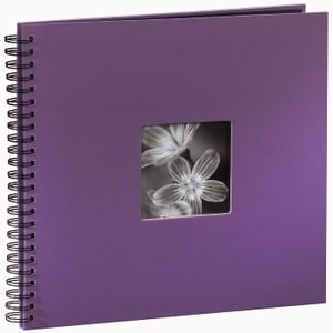 Hama "Fine Art" Spiral Album, purple, 34x32/50 photo album, purple, 10 x 15, 13 x 18