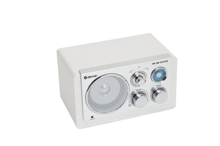 Denver TR-63W radio Analogowy Biały