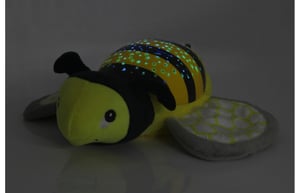Jamara Dreamy Bee nocna lampka dziecięca Wolnostojący Czarny, Żółty LED