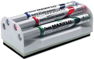Pentel MWL5S-4N marker 4 szt. Czarny, Niebieski, Zielony, Czerwony