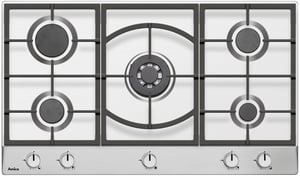 Amica PG9511XPR Kochfeld Edelstahl Einbau Gas 5 Kochzonen