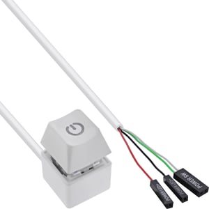 InLine 59910W część obudowy do komputera Uniwersalne Przycisk
