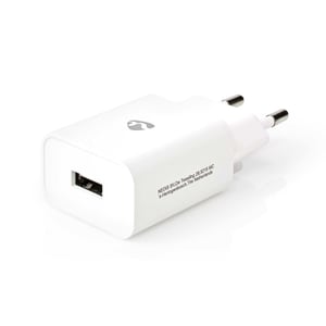 Nedis WCHAU242AWT Portable Device Charger, Universal, White, AC, Indoor