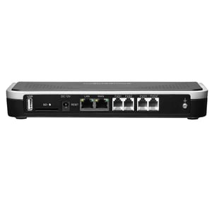 Grandstream Networks UCM6202 PBX (Private Branch Exchange) system for 500 users. IP PBX system (private and switched packet)
