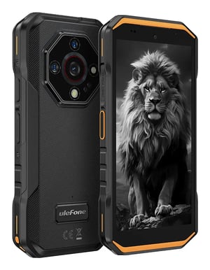 Ulefone Armor X32 PRO 14,3 cm (5.65") Dual SIM Android 14 5G USB Type-C 8 GB 256 GB 5500 mAh Svart, Orange