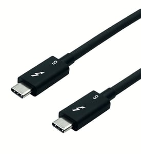 ROLINE 11.02.9112 Thunderbolt-Kabel 1 m 80 Gbit/s Schwarz