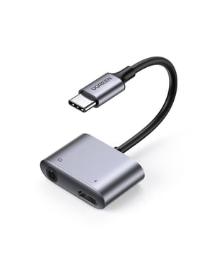 Ugreen 60164 Dockingstation, kabelgebunden, USB 3.2 Gen 1 (3.1 Gen 1), Typ C, grau