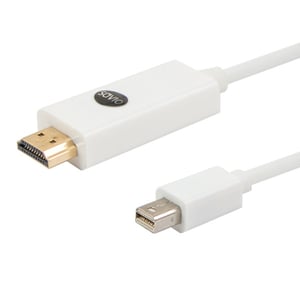 Savio CL-83 Kabeladapter 1,8 m Mini DisplayPort – HDMI, weiß