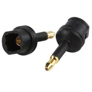 Valueline AC-062 3.5mm Toslink Cable Adapter, Black