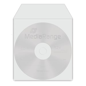 MediaRange BOX64 opakowania na płyty CD Etui kieszeniowe 1 dysków Szary