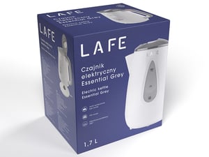 Lafe LAFCZA47289 czajnik elektryczny 1,7 l 2200 W Biały, Szary
